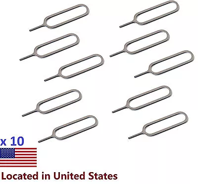 10x Sim Card Tray Ejector Tool Pin Key IPhones & IPads NEW. No Tracking! • $2.49