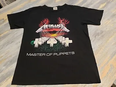 Vintage  Metallica Master Of Puppets Shirt Size MEDIUM TAG YAZBEK MEDIA • $26.25
