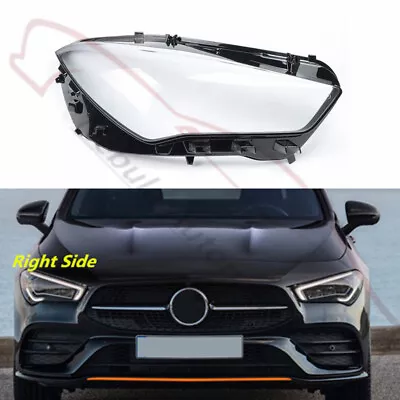 Right Front Headlight Lens Housing + Seal Glue For Mercedes W118 CLA 2020-2022 • $169.09