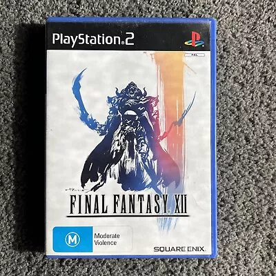 Final Fantasy XII PS2 Complete PAL Platinum Square Enix 12 • $13.99