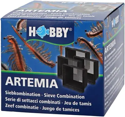 Hobby Artemia Combination Sieve For Brine Shrimp Mysis Copepods Fine Mesh • £15.95