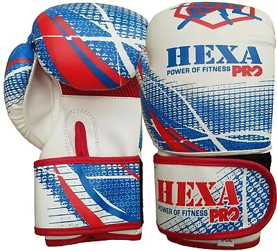 Hexa Pro Boxing Sparring Gloves MMA Punch Bag Mitt UFC Fight Training 8oz-16oz • $33.49