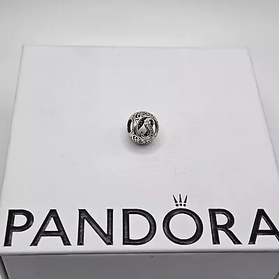 Genuine Pandora Openwork Vintage Letter S Alphabet Charm ALE S925 #791863CZ • £22