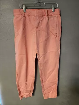 J Crew Women's Scout Chino Pants - Pink - Size 0 - City Fit - EUC • $19.99