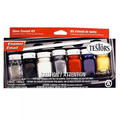 Testors Enamel Kit: Household 6 Colors [TES9115X] • $22.49