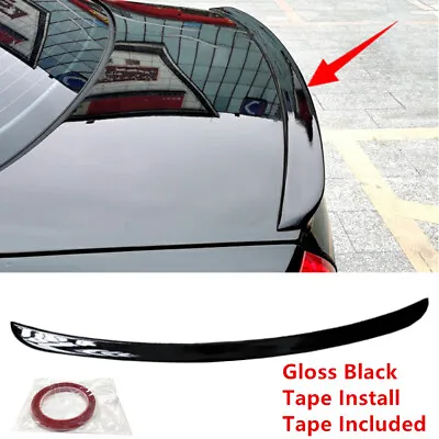 Fit For Mercedes E Class W211 03-09 Gloss Black Rear Trunk Lip Spoiler ABS Wing • $69.65