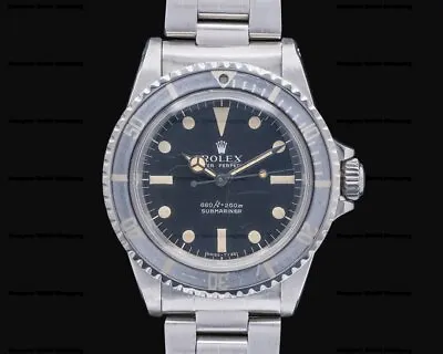 Rolex 5513 Vintage Serif Matte Dial Submariner Circa 1978 IN EXCELLENT CONDITION • $14900