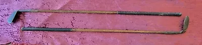 Vintage Hickory Wood Shaft NIBLICK & C G Reynolds Golf Clubs • $44.25