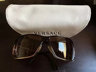 VERSACE  Sunglasses GOLD  Arms VE 2040 Hardly Used As New!! • $250