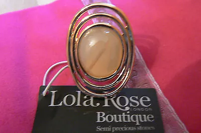 Lola Rose Boutique Milo Ring  In Montana Size  L New & Pouch  • £48