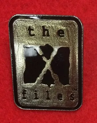 $8.36 • Buy THE X-FILES PIN Badge Silver Chrome Logo Vintage Mint