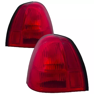 Tail Lights Set Right Passenger Left Driver Pair Fits 2003-2011 Lincoln Town Car • $85.33
