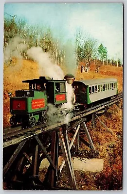 Postcard Cog Railway Mt Washington NH 1960 P105 • $1.99