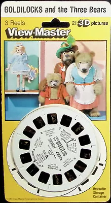 GOLDILOCKS AND THE THREE BEARS 3d View-Master 3 Reel Packet NEW SEALED • $24.99