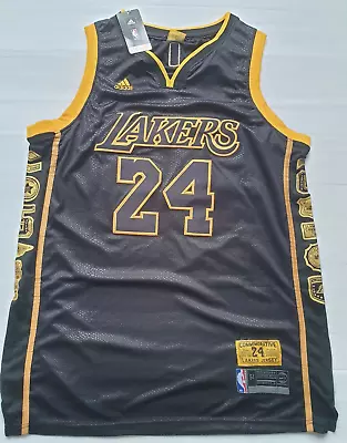 Adidas LA Lakers #24 Kobe Bryant Commemorative Jersey Size 54 • $175