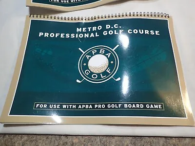 APBA Pro Golf Board Game Pieces And Metro G.C. • $13.99