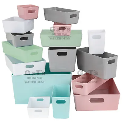 £3.29 • Buy Wham Studio Basket Multi-Purpose Bathroom Kitchen Or Home Office Storage Boxes