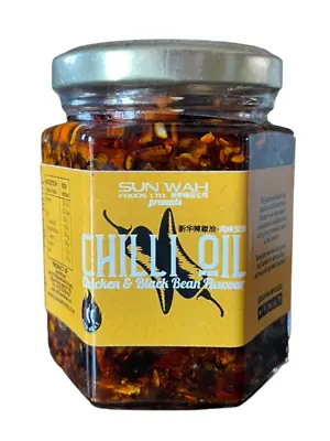 Sun Wah Chicken And Black Bean Flavoured Chilli Oil 160g • £3.35