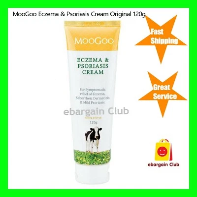 $33.99 • Buy MooGoo Eczema & Psoriasis Cream Original Formula 120g Moo Goo EBC