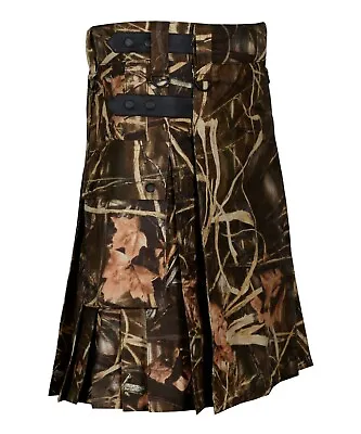 Scottish Military Camo Kilt UTILITY For Men Camo KILTS Hiking Kilt Tactical Kilt • $82.83