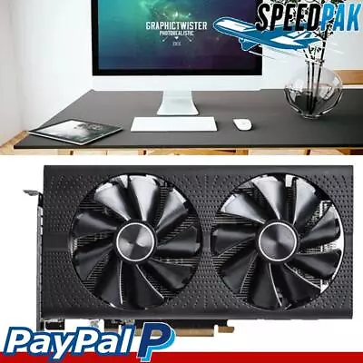 RX 580 8GB Graphics Card With Dual Fan PC Video Card GDDR5 256-Bit For Gaming PC • $172.25