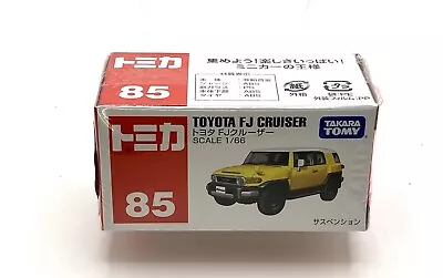 Takara Tomy Tomica No.85 Toyota FJ Cruiser Yellow Diecast Model Car Japan • $3