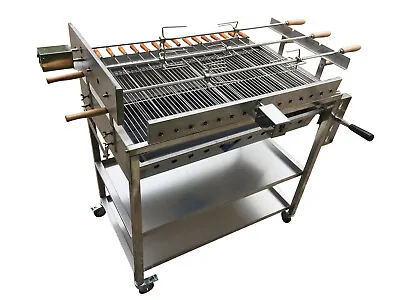 £619.99 • Buy Extra Large Stainless Steel Cypriot Greek Charcoal BBQ & Adjustable Heights