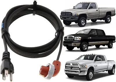 Block Heater Cord For 1989-2018 Dodge Ram 5.9 6.7 Diesel New Free Shipping • $35.99