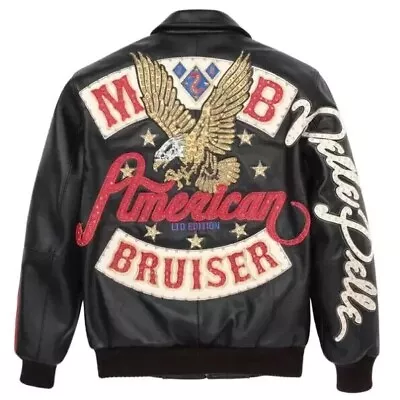 Authentic Pelle Pelle American Bruiser Limited Edition Original Leather Jacket • $249