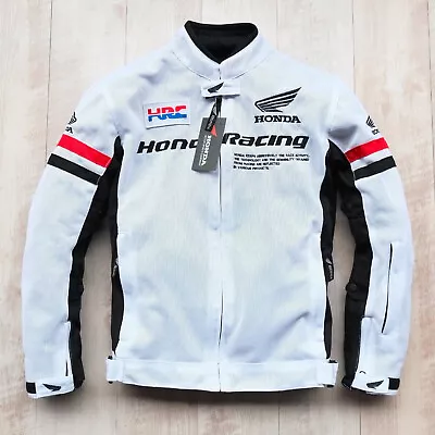 Honda Summer Mesh Breathable Motorcycle Riding Suit Motorcycle Jacket Racing • £69.46