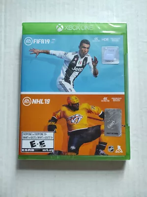 FIFA 19 NHL 19 Bundle Xbox One US English Factory Sealed • $100