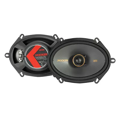 £129.95 • Buy Kicker Audio KS 6  X 8  (160 X 200 Mm) Coaxial Speaker System 47KSC6804