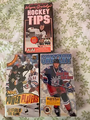 Vtg Factry Seald Vhs Tapes Wayne Gretzky Hockey Tips Great One Nhl Pwr Players • $10.99