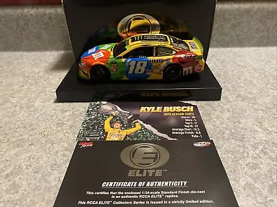 1:24 Action Rcca Elite 2019 #18 M&m's Monster Energy Cup Champion Kyle Busch  • $195