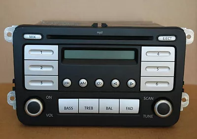 Volkswagen Vw Premium 7 Cd Mp3 Player Radio Stereo Jetta Passat 2008 1k0035161d • $75