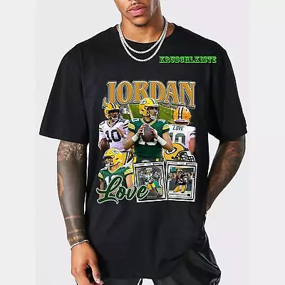 Jordan Love Vintage 90s Graphic Style T-Shirt Football Fans T-Shirt • $23.99