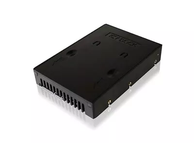 Icy Dock MB882SP-1S-1B 2.5  To 3.5  SSD & SATA HDD Converter Black Drive Mount • £22.99