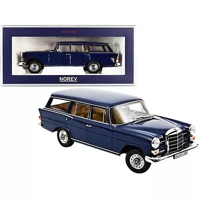 1966 Mercedes Benz 200 Universal Dark Blue 1/18 Diecast Model Car By Norev • $138.92