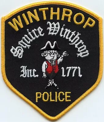 Winthrop Maine Me Police Patch • $9.99
