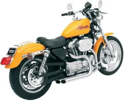 Bassani Pro-Street Exhaust System Slash Cut Chrome Harley Davidson Sportster • $538.95