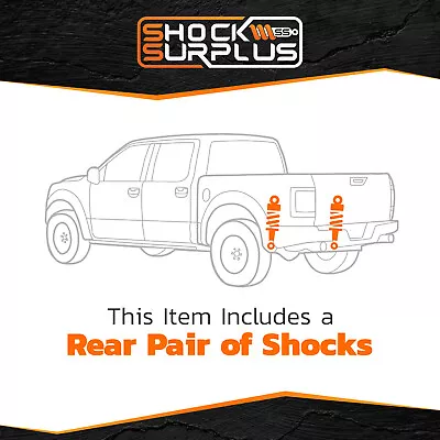 Fox 2.0 Performance Shocks Rear Pair For 11-19 GMC Sierra 2500 HD • $399.90