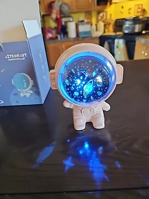 Star Night Light For Kids Cute Astronaut Star Lamp With Music Bedside Bedroom • $8.88