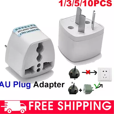 US UK EU Universal To AU Australia AC Power Adapter Plug Travel Converter • $10.33