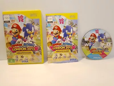 Nintendo Wii - Mario & Sonic At The London 2012 Olympic Games Complete Free Post • $22