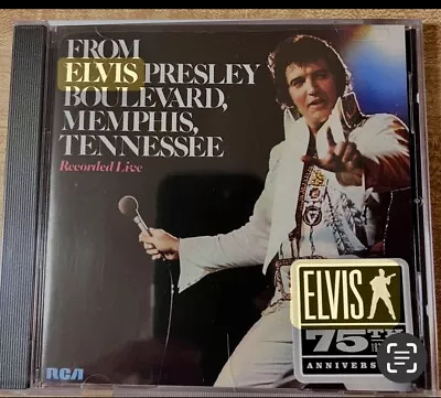 From Elvis Presley Boulevard Memphis Tennessee Recorded Live CD  NEW • $13