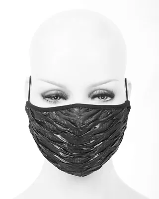 £8.99 • Buy Devil Fashion Gothic Dieselpunk Face Mask Mouthguard Black Distressed Cyberpunk