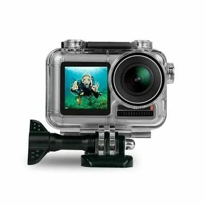 Underwater Housing Case Cover W/ Quick Release Mount For DJI Osmo Action Camera • £8.58