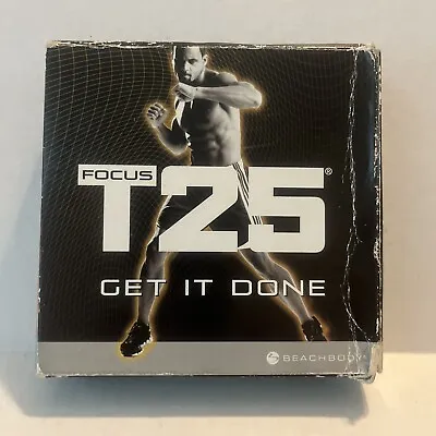 Focus T25 Get It Done DVD Set Alpha + Beta Workout 9 Discs Shaun T • $12