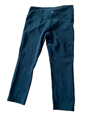 Marika Sport Yoga Pants M 8-10 Teal Stretch • $12.95