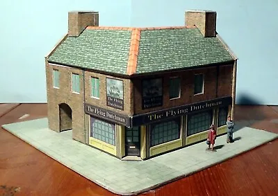 00 Gauge Corner Pub . Model Railway Building Diorama ** Ready Made ** • £29.99